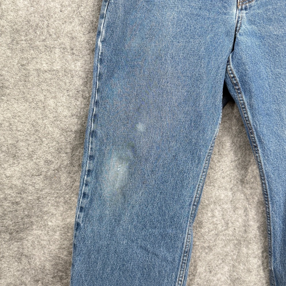C.E. Schmidt Workwear Mens Blue Denim Jeans Size 36X34 Relaxed Fit Cotton - Picture 5 of 12